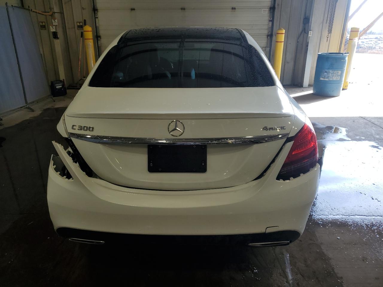 2021 Mercedes-Benz C-klasse VIN W1KWF8EB8MR642474 Copart auction photo, rear end / side damage thumbnail 6