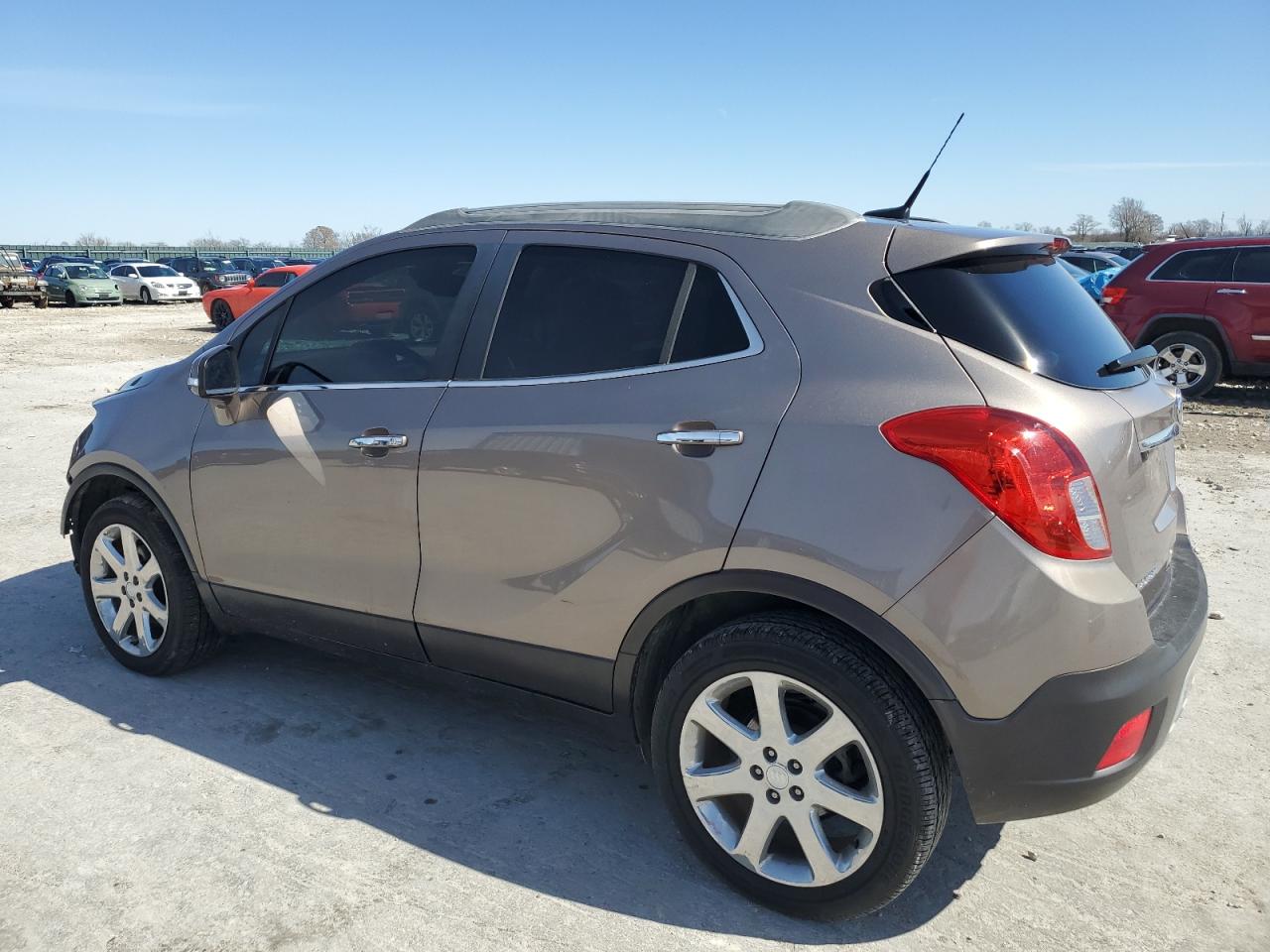 2014 Buick Encore VIN KL4CJCSB2EB557444 Copart auction photo, front end damage thumbnail 2