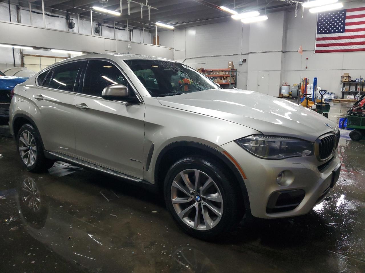 2015 BMW X6 VIN 5UXKU6C52F0F94320 Copart auction photo, front end / rear end damage thumbnail 4