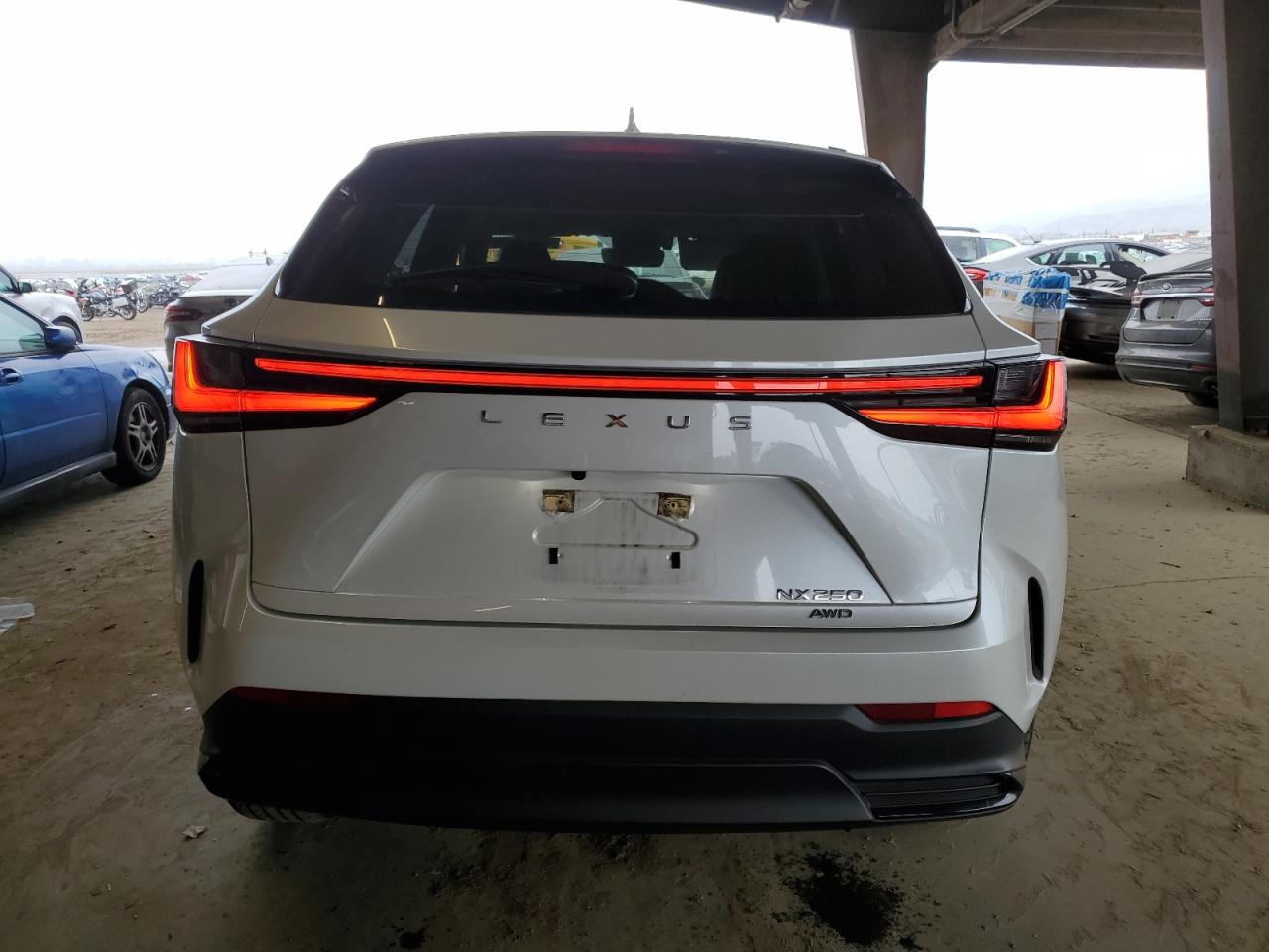 2022 Lexus NX VIN JTJADCEZ6N5000495 Copart auction photo, front end / side damage thumbnail 6
