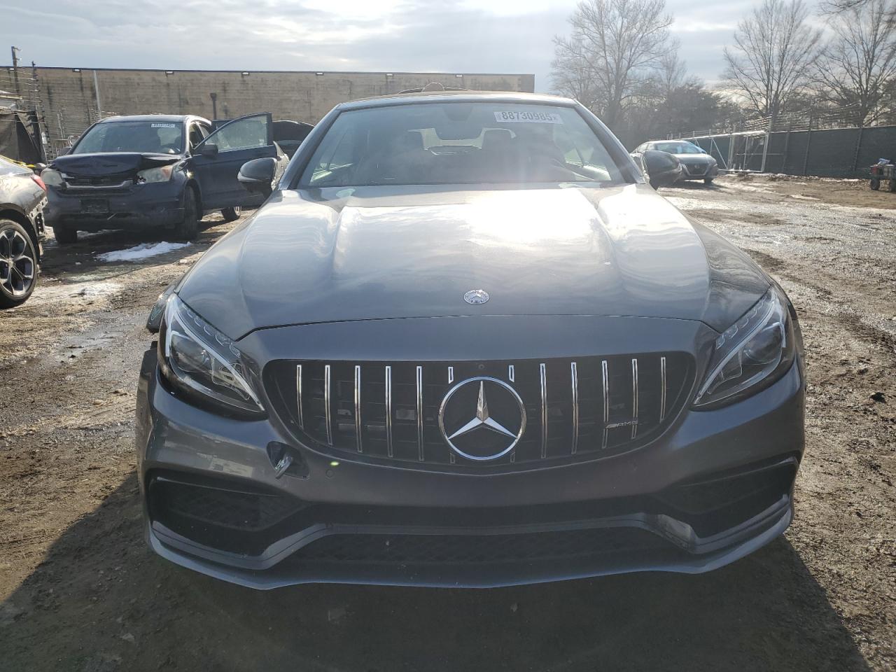 2017 Mercedes-Benz C-klasse VIN WDDWK8HBXHF541368 Copart auction photo, undercarriage / front end damage thumbnail 5