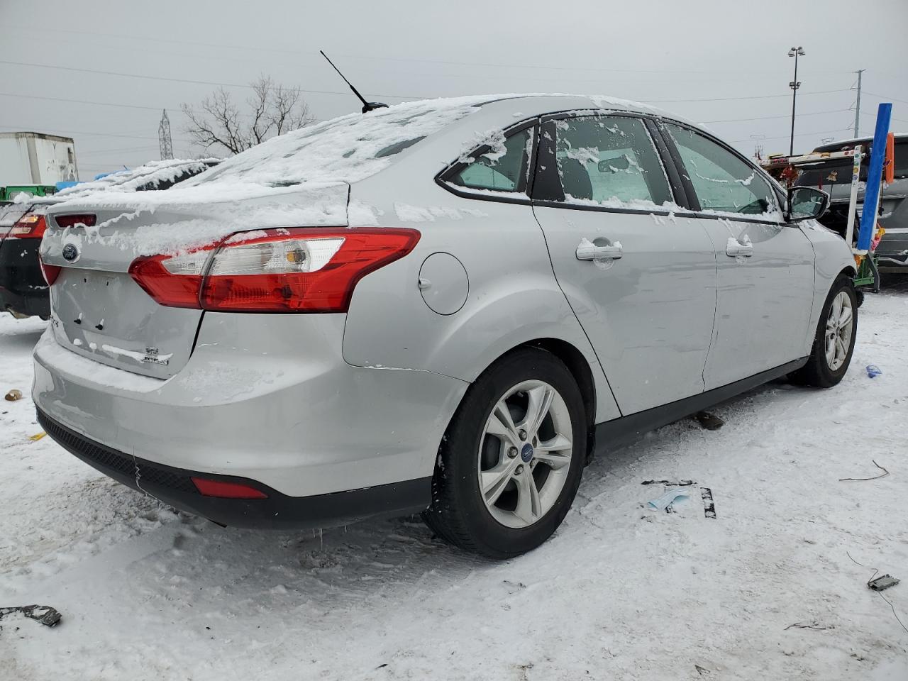 2014 Ford Focus VIN 1FADP3F24EL228862 Copart auction photo, front end damage thumbnail 3
