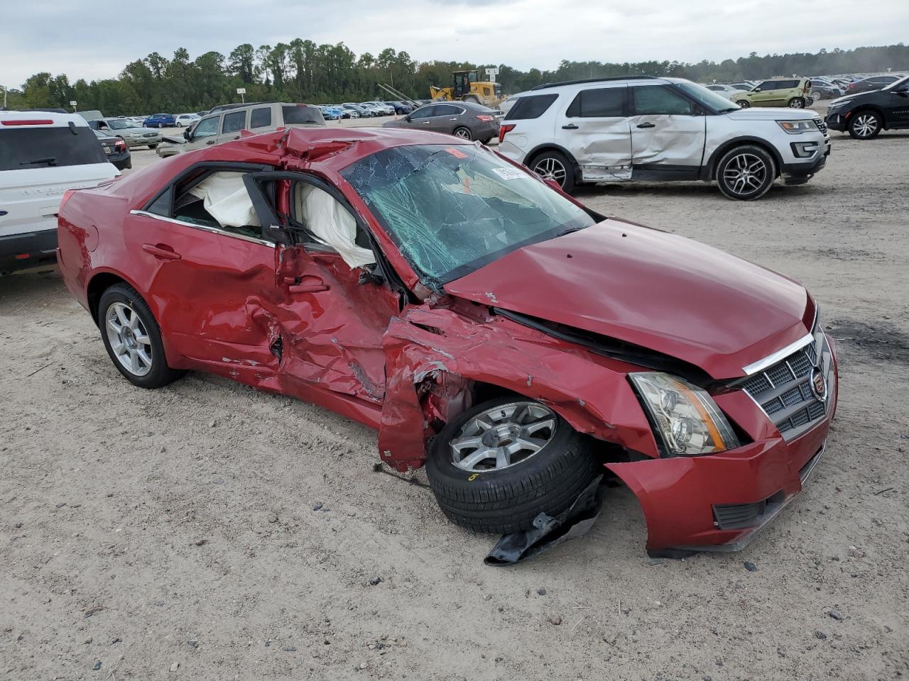 2009 Cadillac CTS VIN 1G6DU57V790132063 Copart auction photo, biohazard/chemical / all over damage thumbnail 4
