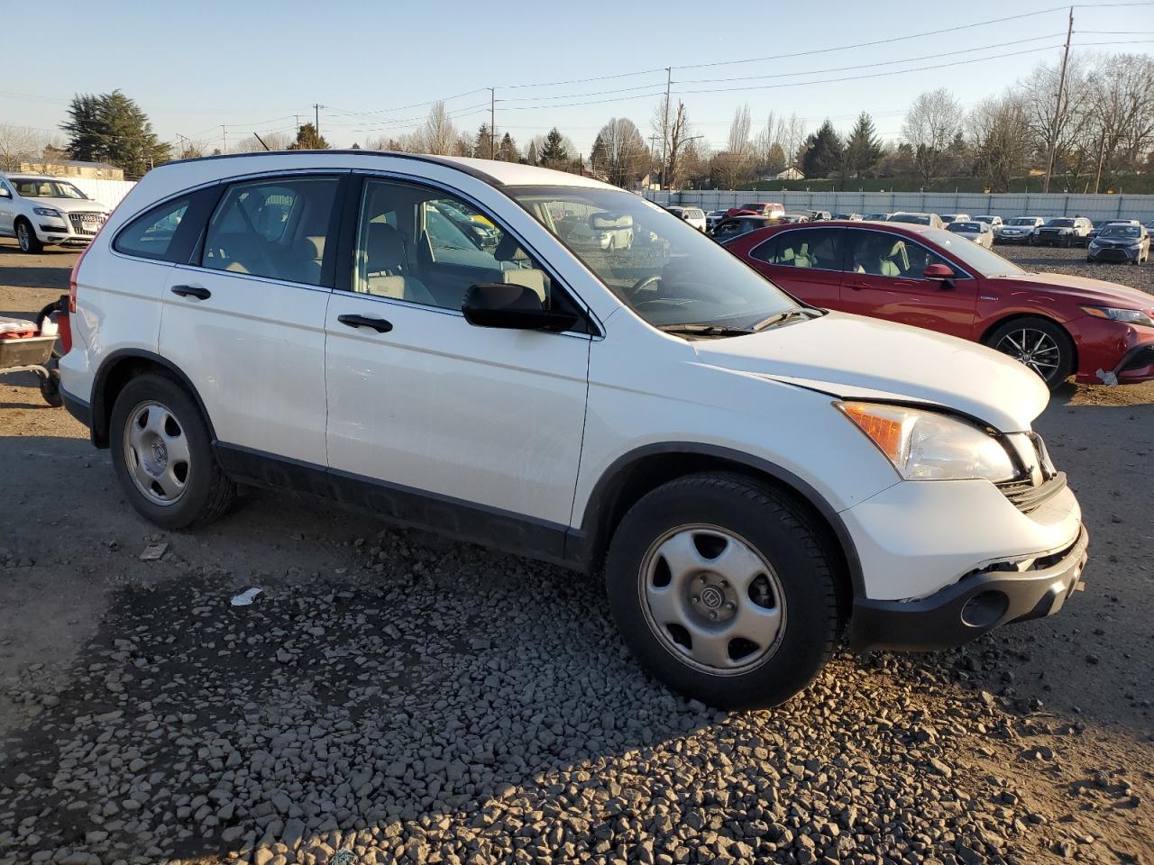 2008 Honda CR-V VIN JHLRE38378C037746 Copart auction photo, front end damage thumbnail 4