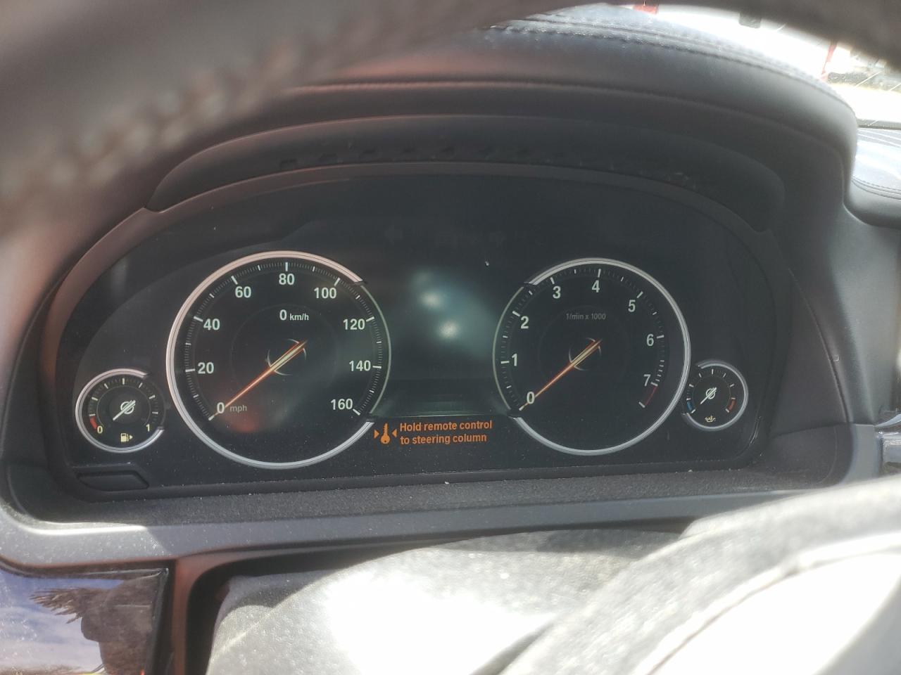 2014 BMW 7er VIN WBAYA8C57ED228399 Copart auction photo, front end damage thumbnail 9
