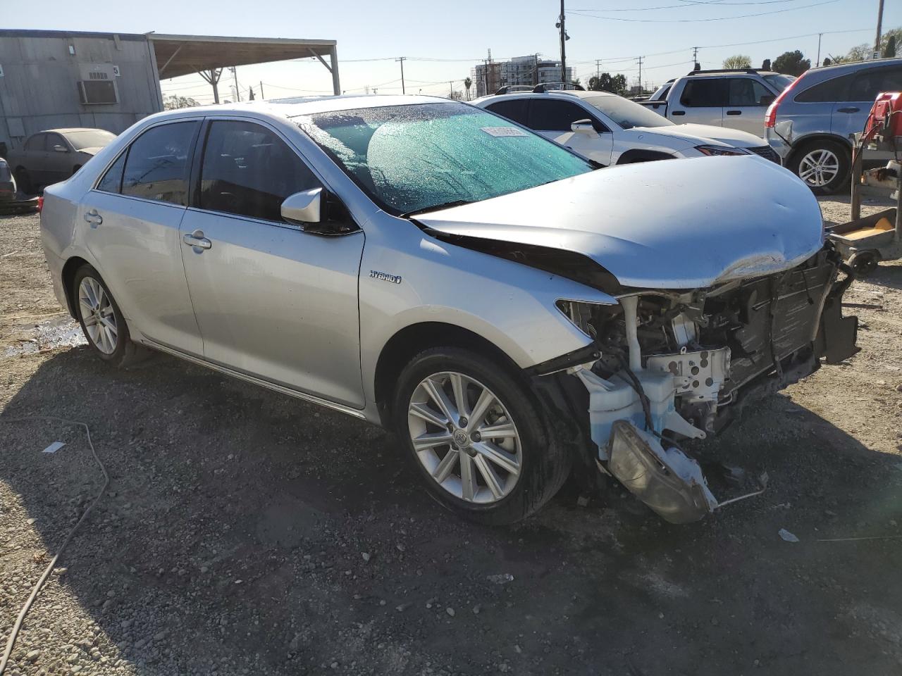 2014 Toyota Camry VIN 4T1BD1FKXEU099269 Copart auction photo, front end / rear end damage thumbnail 4