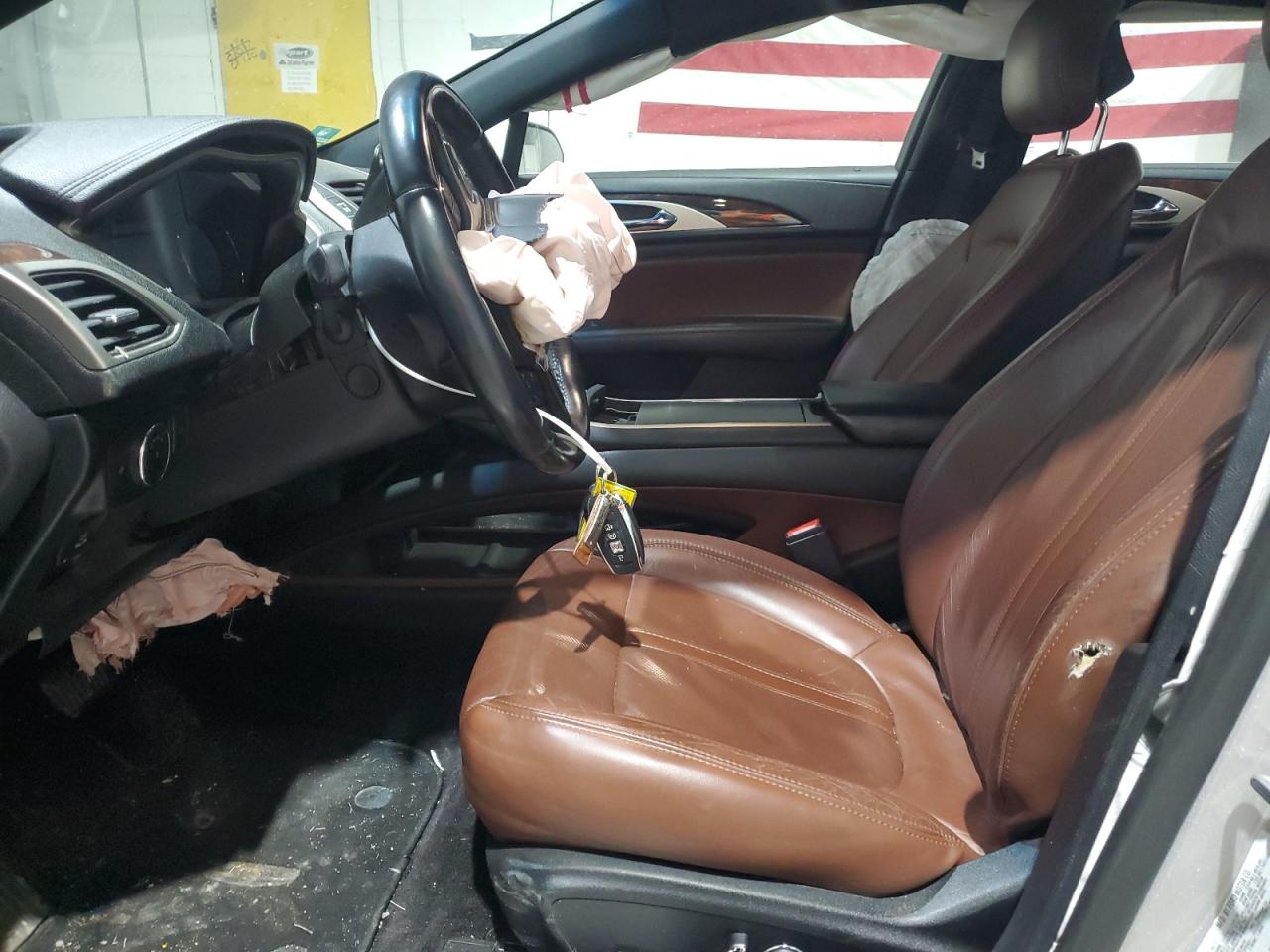 2017 Lincoln MKZ VIN 3LN6L5F9XHR638493 Copart auction photo, front end / minor dent/scratches damage thumbnail 7