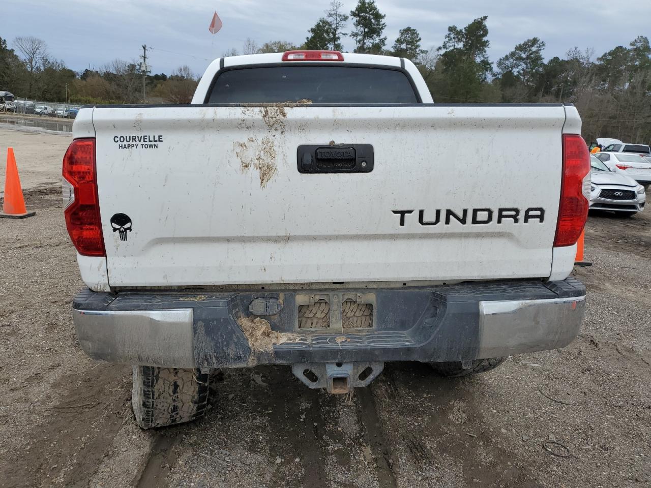 2014 Toyota Tundra VIN 5TFHW5F14EX409390 Copart auction photo, all over damage thumbnail 6