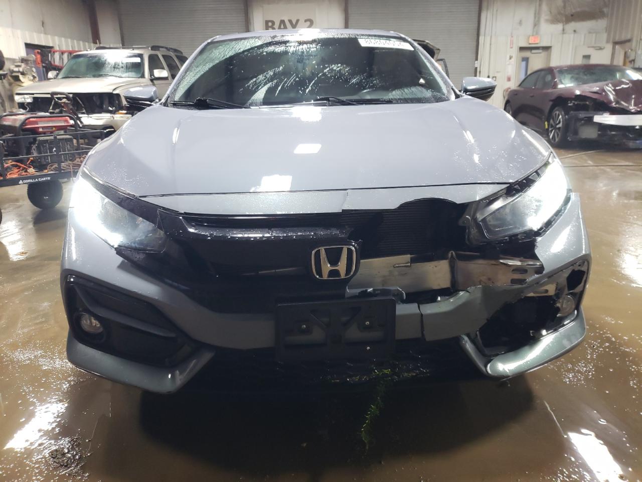 2021 Honda Civic VIN SHHFK7H6XMU208723 Copart auction photo, front end damage thumbnail 5