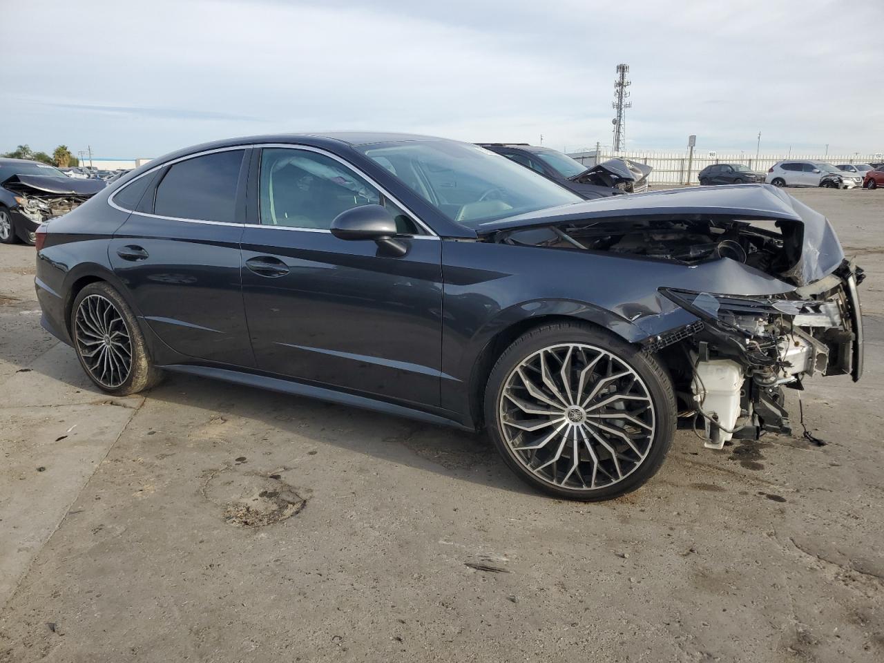 2020 Hyundai Sonata VIN 5NPEG4JA1LH061753 Copart auction photo, front end damage thumbnail 4