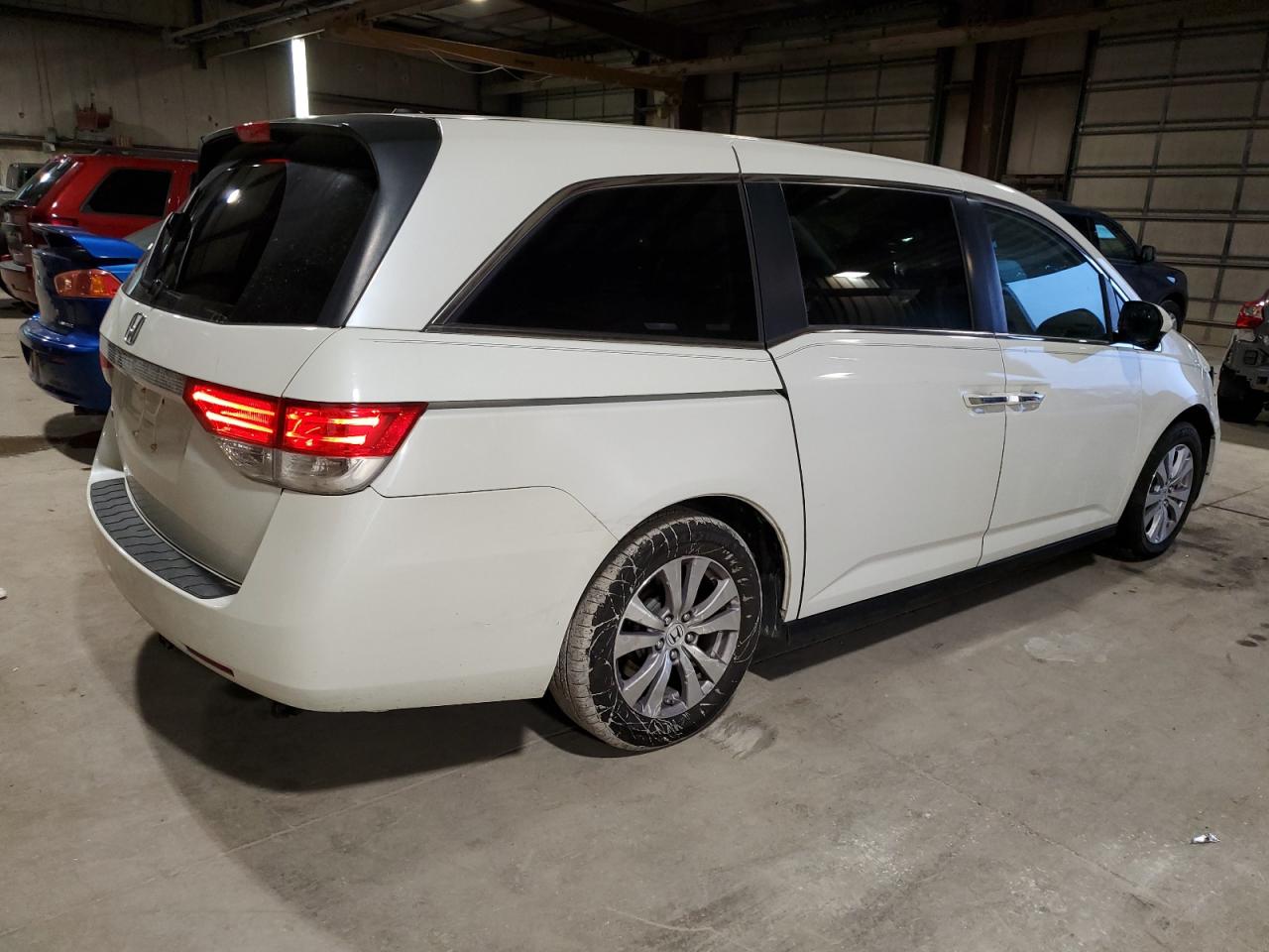 2016 Honda Odyssey VIN 5FNRL5H60GB065866 Copart auction photo, front end / mechanical damage thumbnail 3