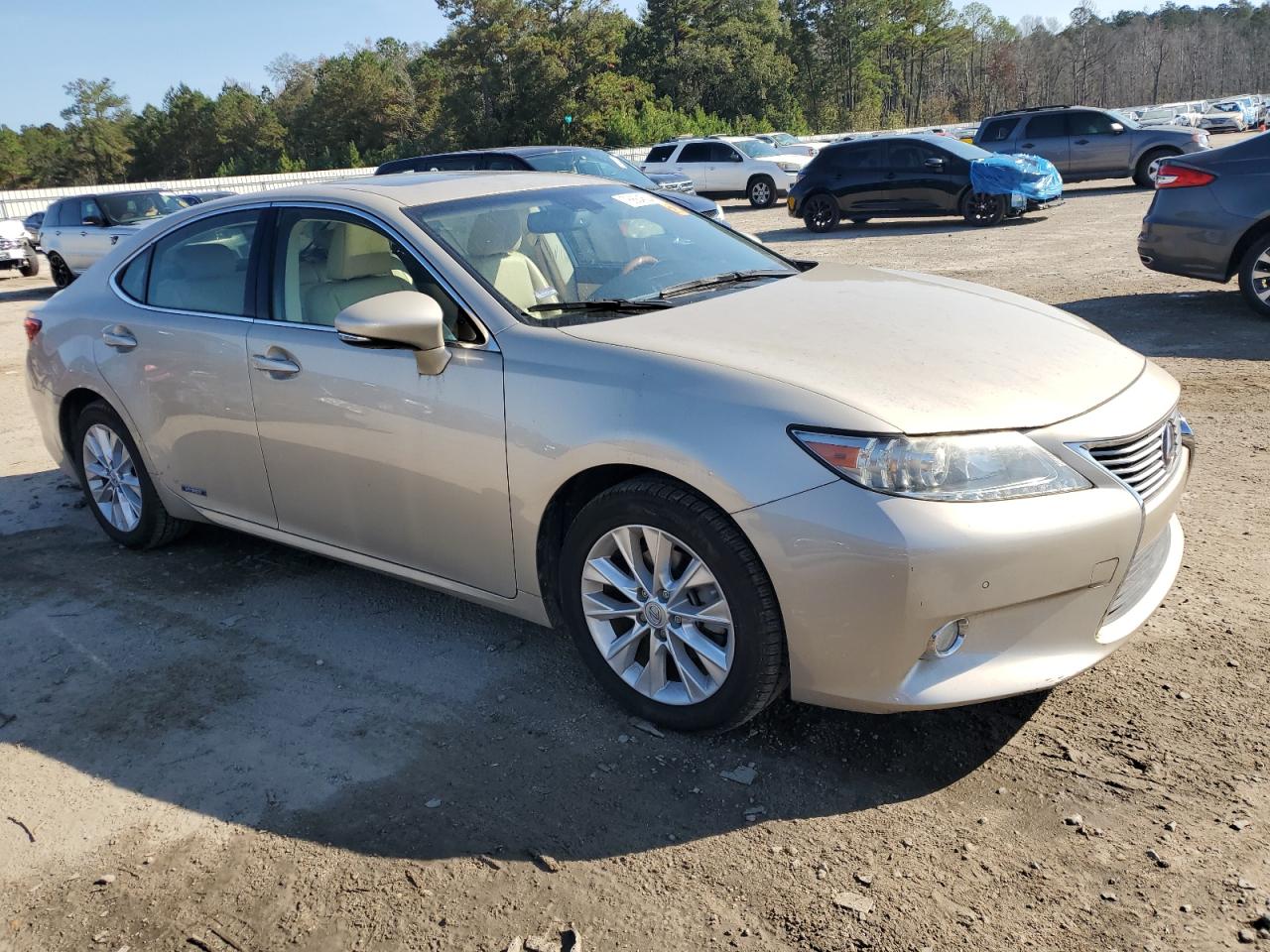 2013 Lexus ES VIN JTHBW1GG8D2023292 Copart auction photo, water/flood damage thumbnail 4