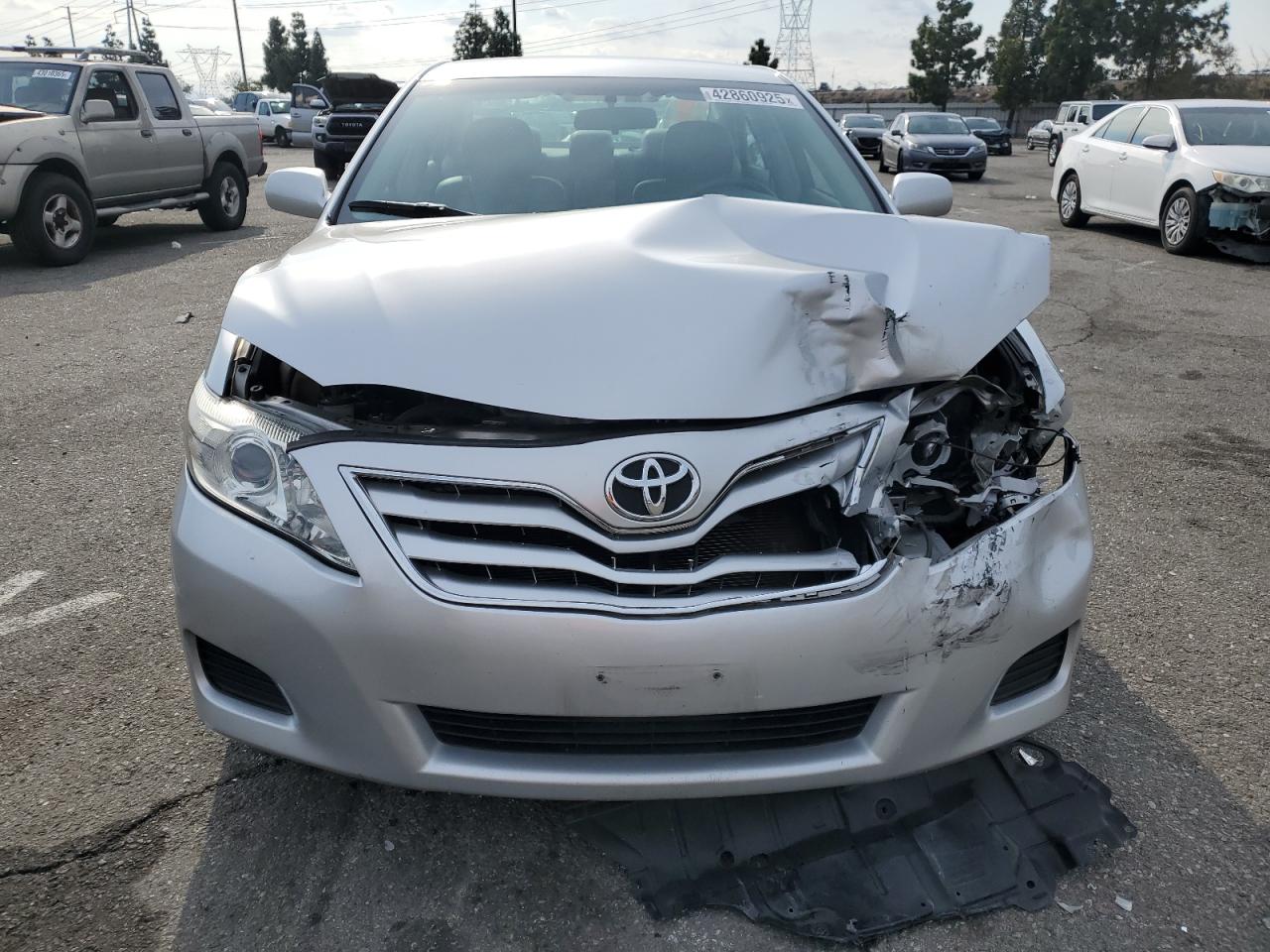 2010 Toyota Camry VIN 4T1BF3EK5AU081666 Copart auction photo, front end damage thumbnail 5