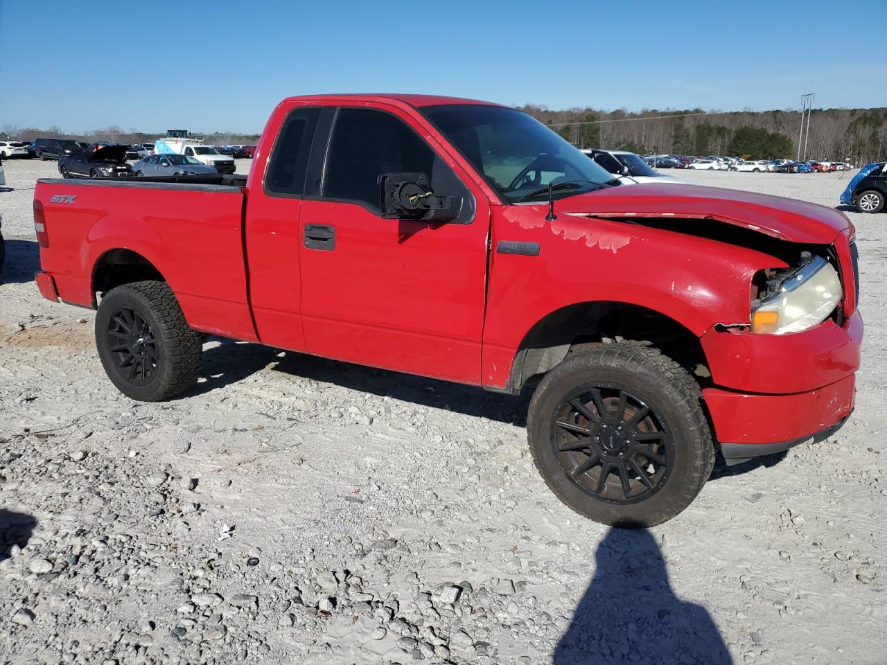 2005 Ford F-150 VIN 1FTRF12215NB60036 Copart auction photo, front end damage thumbnail 4