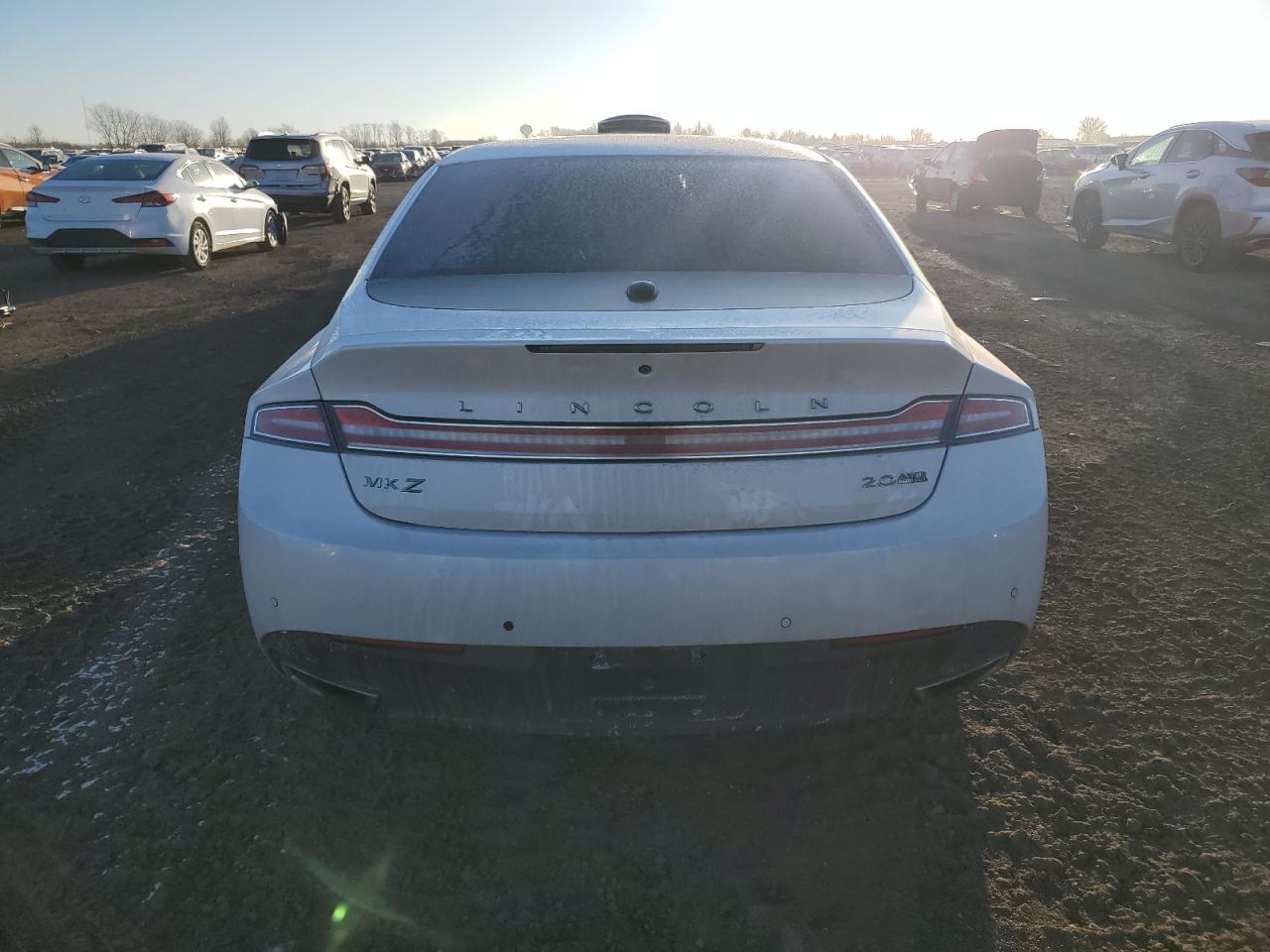 2016 Lincoln MKZ VIN 3LN6L2J94GR625419 Copart auction photo, front end / rear end damage thumbnail 6
