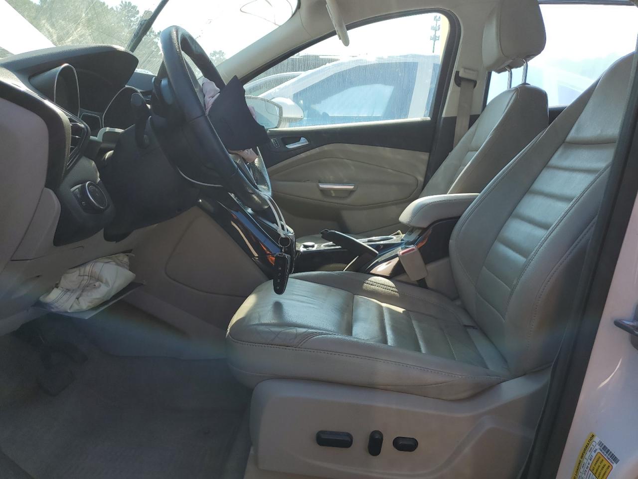 2016 Ford Escape VIN 1FMCU0JX7GUB43541 Copart auction photo, front end / side damage thumbnail 7