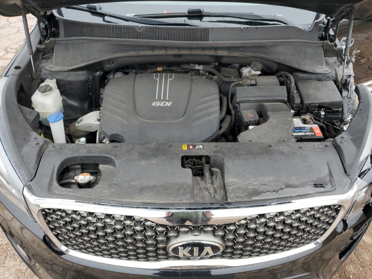 2017 KIA Sorento VIN 5XYPKDA57HG243661 Copart auction photo, front end / side damage thumbnail 12