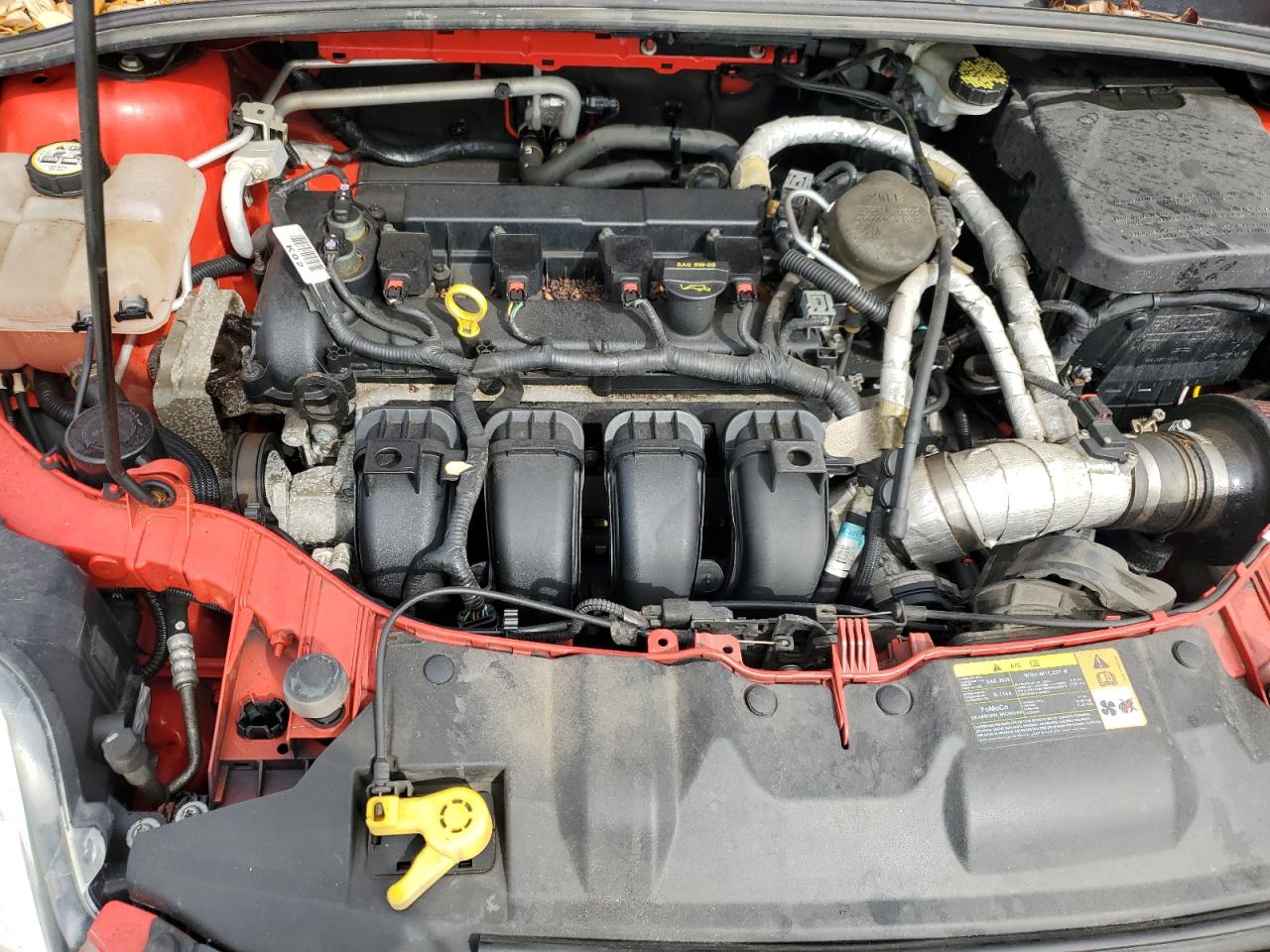 2013 Ford Focus VIN 1FADP3K21DL193959 Copart auction photo, side / front end damage thumbnail 12