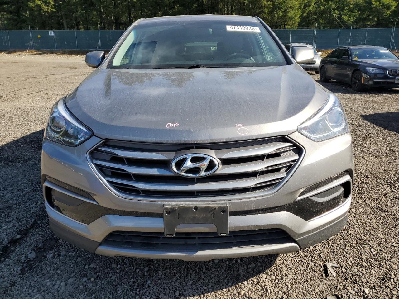 2017 Hyundai Santa Fe VIN 5XYZTDLB2HG430976 Copart auction photo, side / rear end damage thumbnail 5