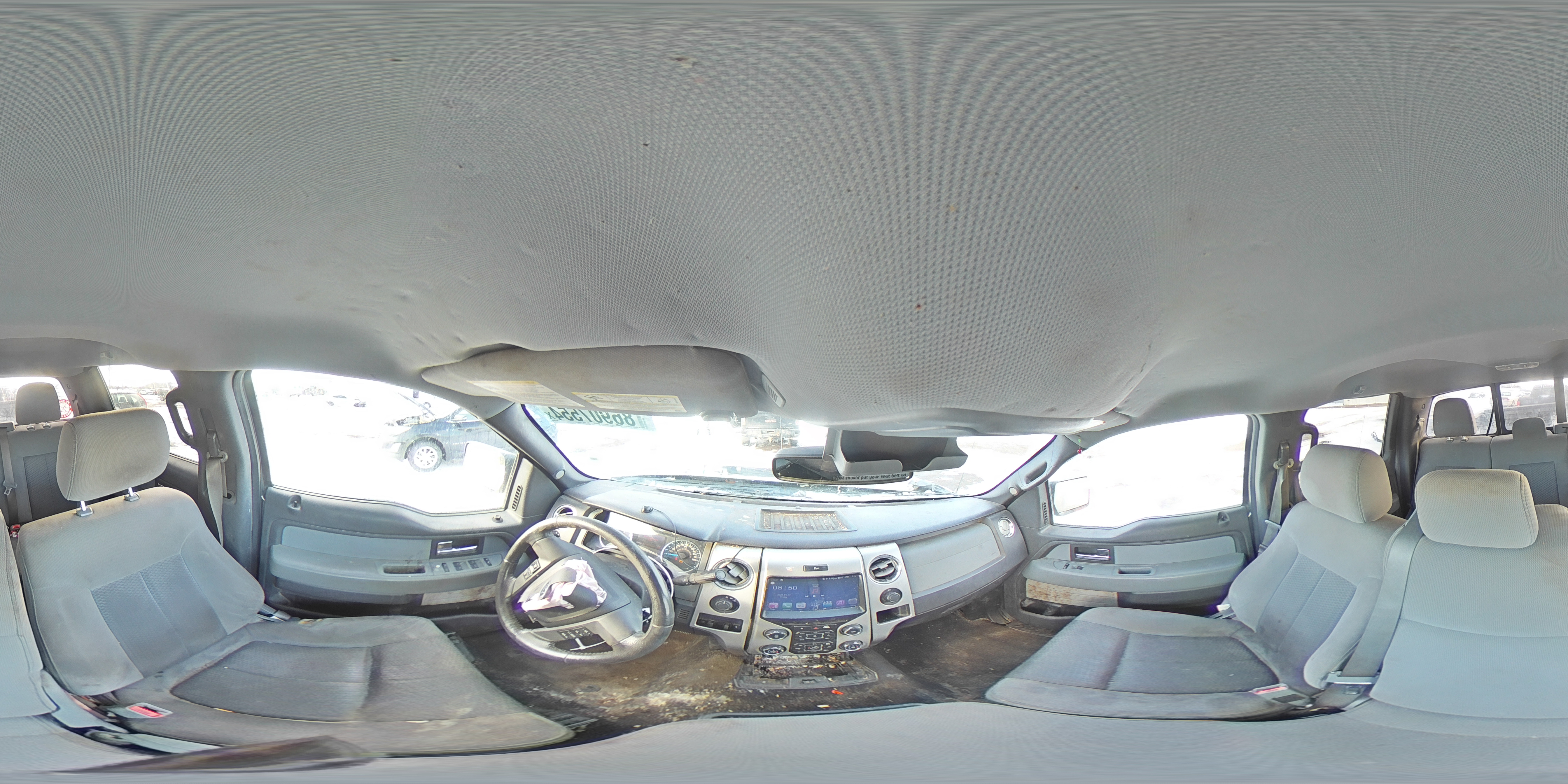 2013 Ford F-150 VIN 1FTFW1ET3DFA66689 Copart auction photo, front end / undercarriage damage thumbnail 13