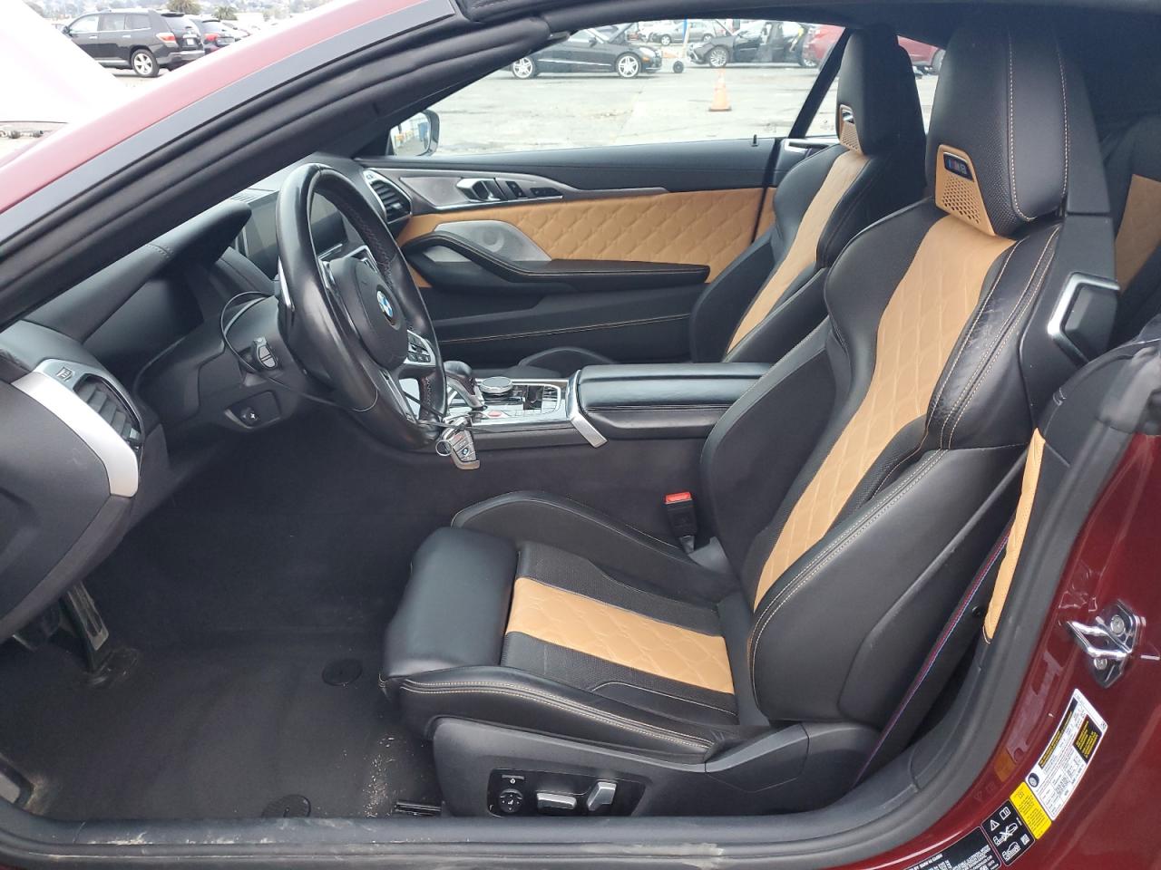 2022 BMW M8 VIN WBSDZ0C08NCH65669 Copart auction photo, minor dent/scratches damage thumbnail 7
