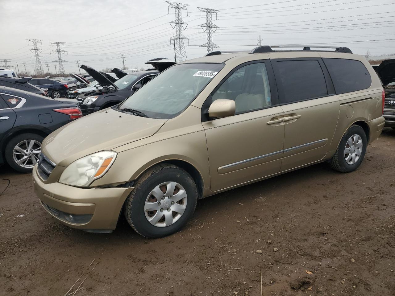 2007 Hyundai Entourage VIN KNDMC233476034055 - Copart auction photo