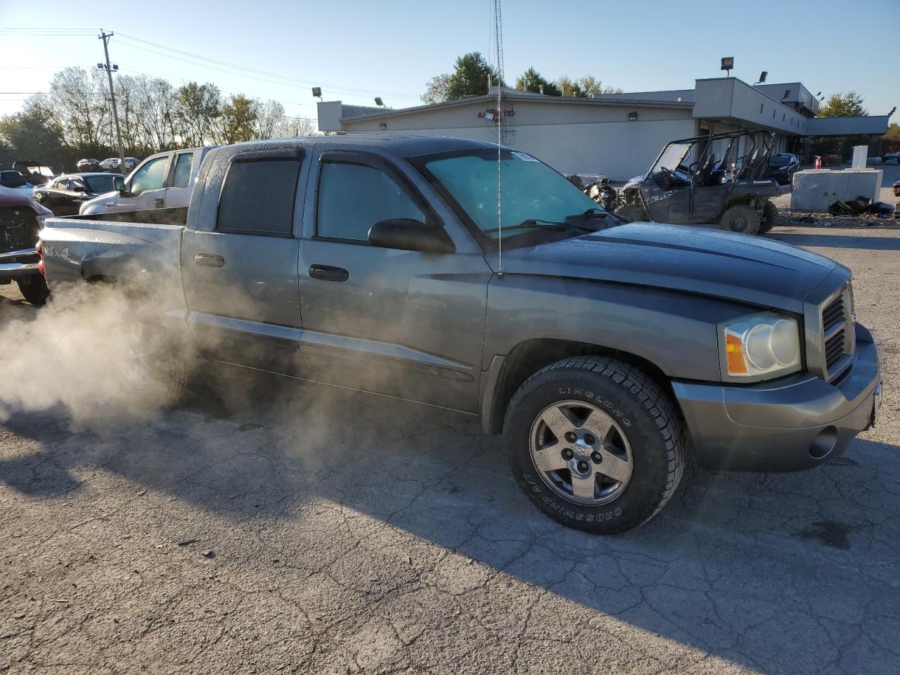 2006 Dodge Dakota VIN 1D7HW48K46S624630 Copart auction photo, rear end damage thumbnail 4