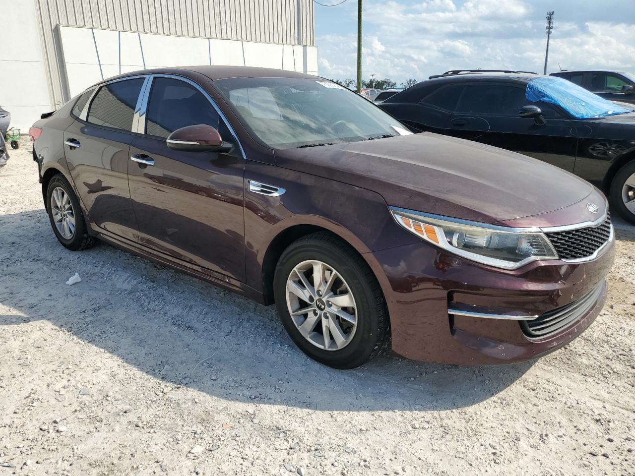 2016 KIA Optima VIN 5XXGT4L3XGG018792 Copart auction photo, rear end damage thumbnail 4