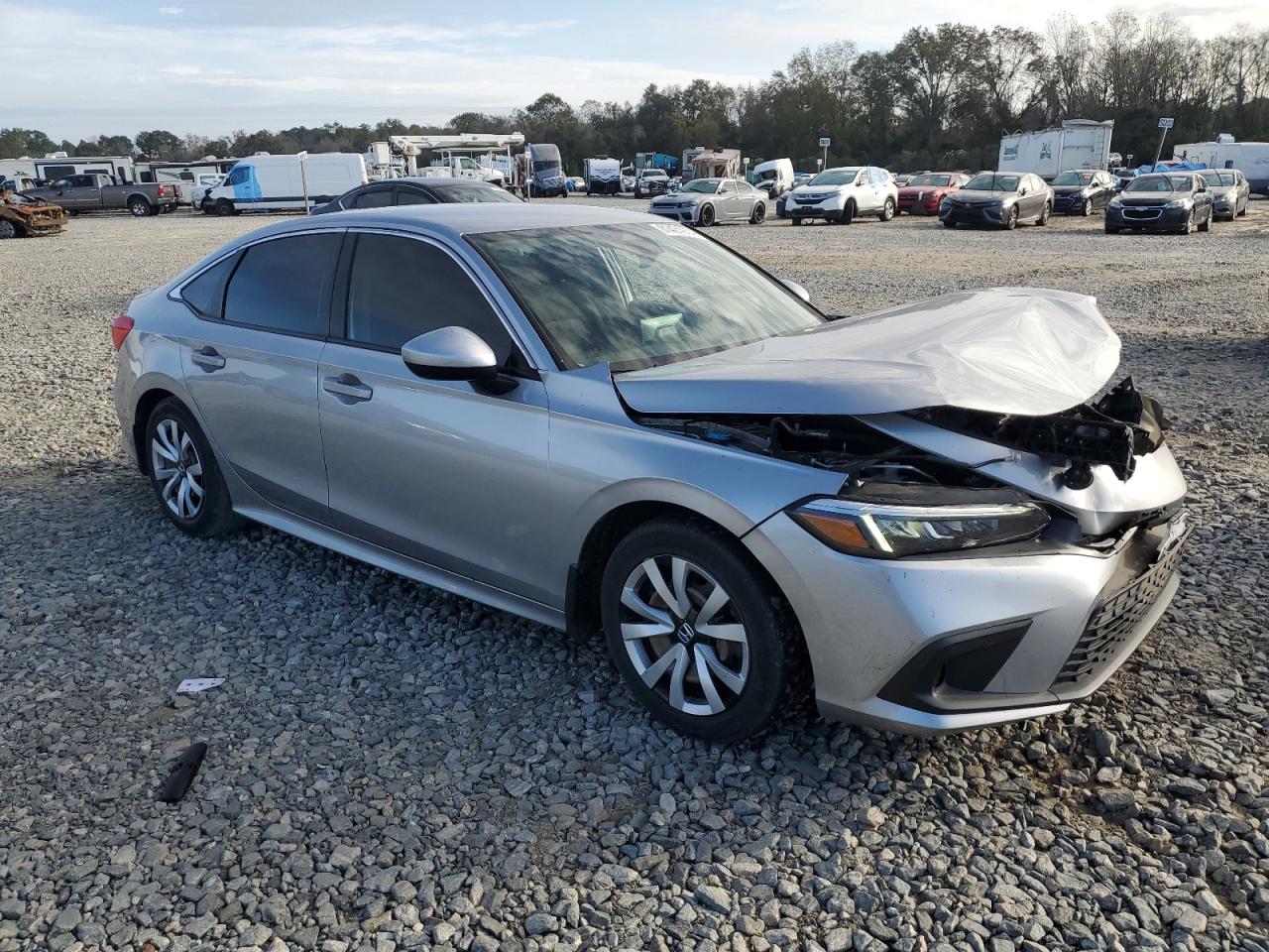 2022 Honda Civic VIN 2HGFE2F20NH526570 Copart auction photo, front end / minor dent/scratches damage thumbnail 4