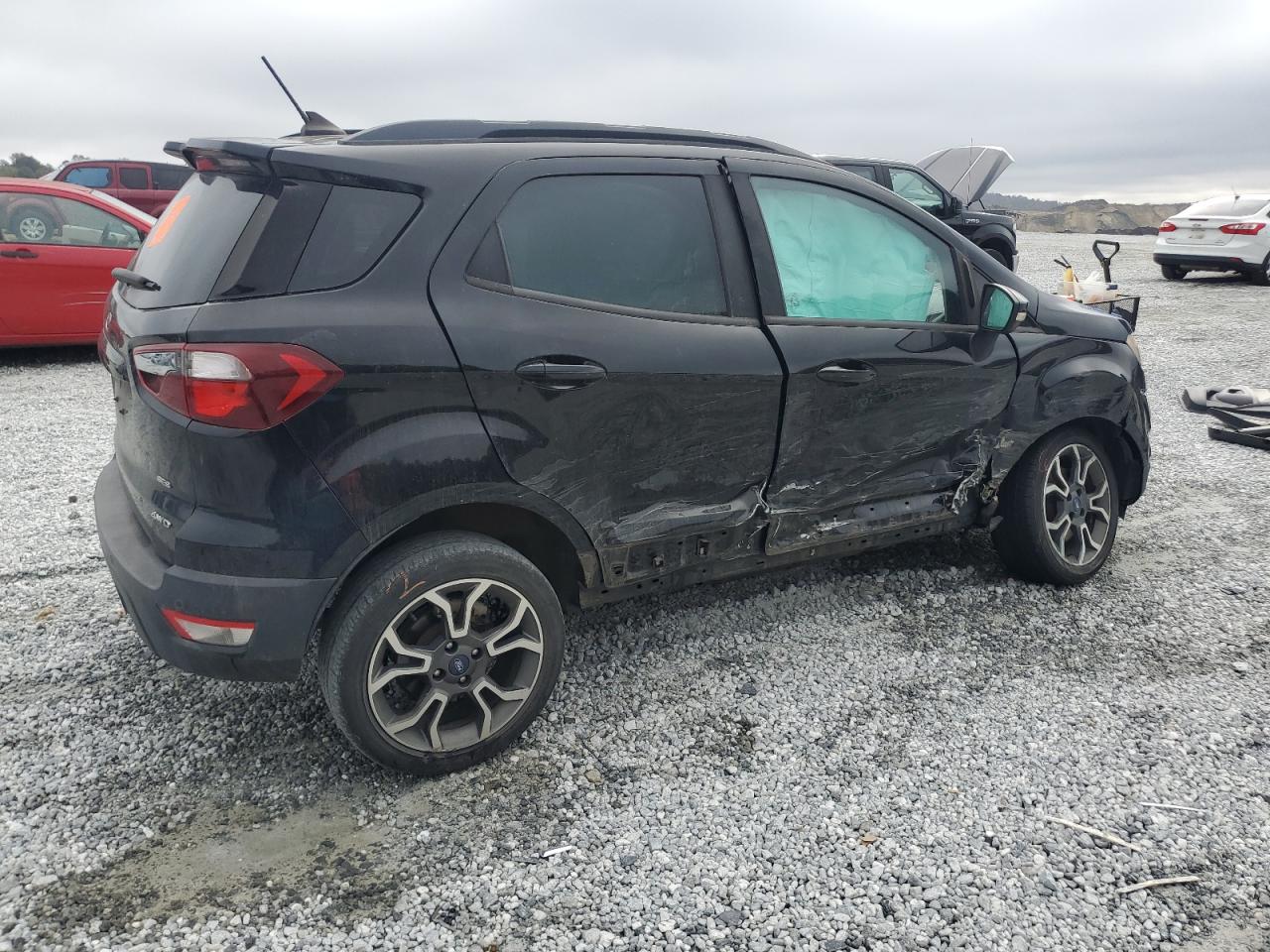 2019 Ford EcoSport VIN MAJ6S3JL2KC282132 Copart auction photo, side damage thumbnail 3