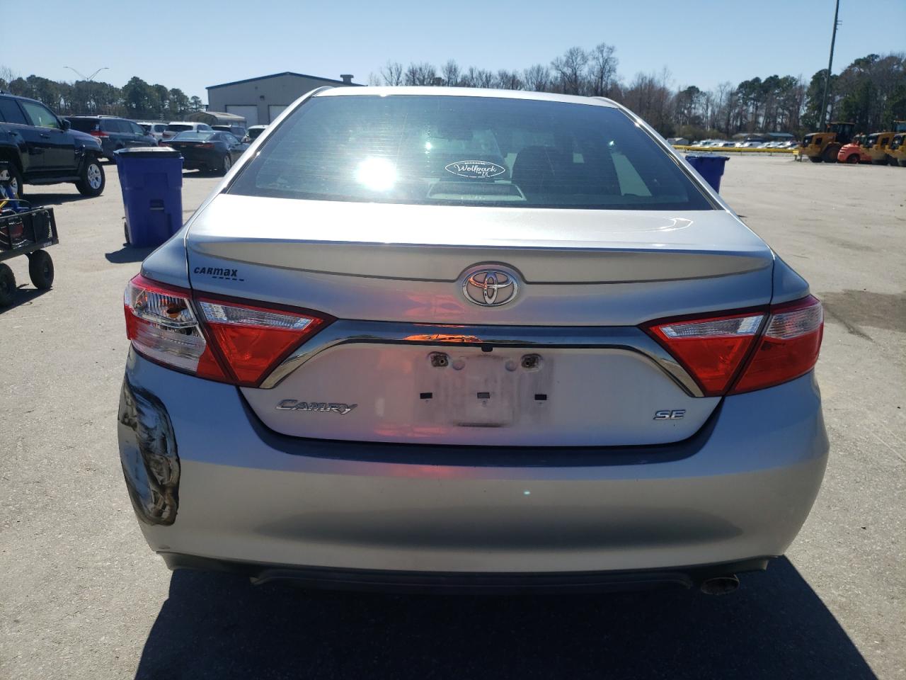 2015 Toyota Camry VIN 4T1BF1FKXFU076859 Copart auction photo, rear end damage thumbnail 6