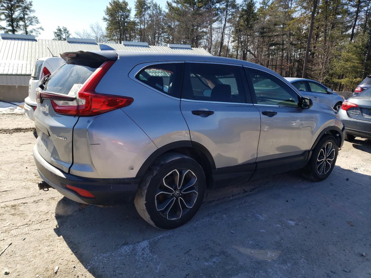 2018 Honda CR-V VIN 2HKRW6H32JH218436 Copart auction photo, front end / side damage thumbnail 3