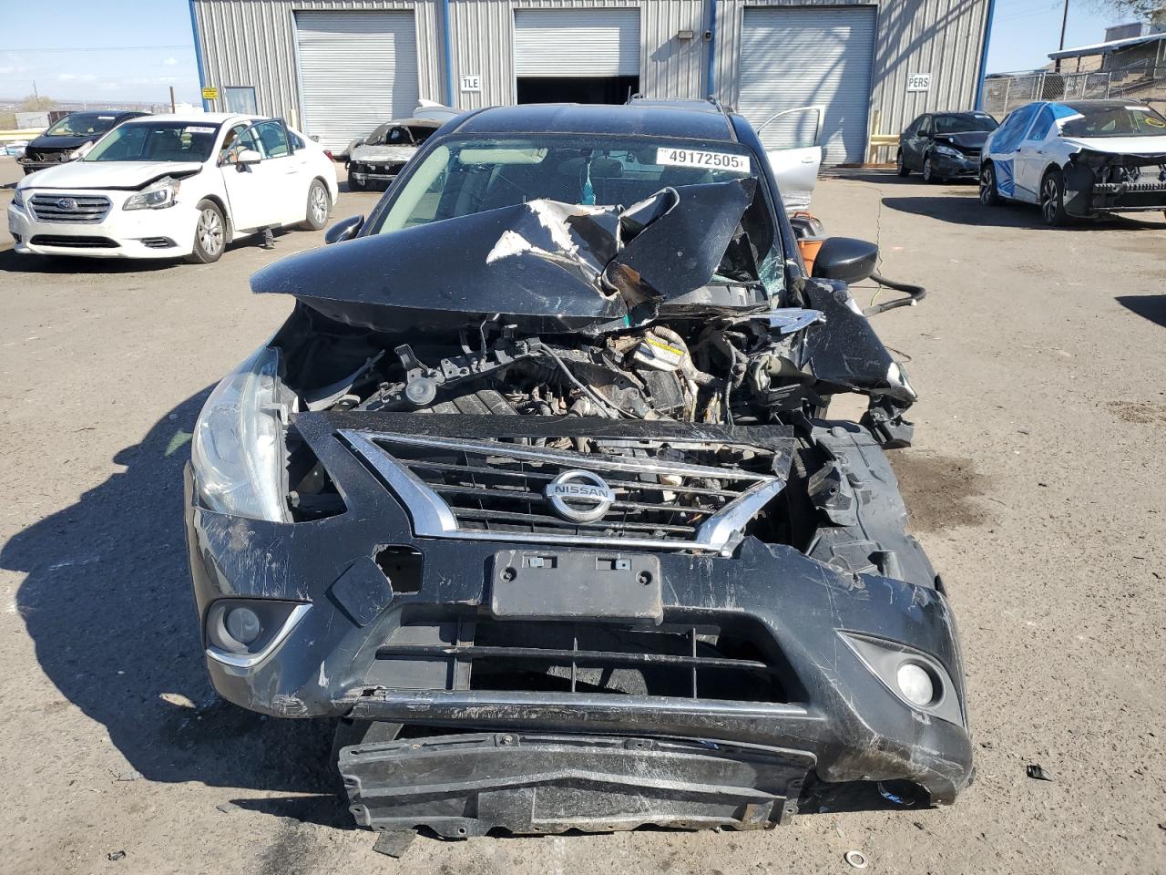 2015 Nissan Versa VIN 3N1CN7AP6FL934035 Copart auction photo, front end damage thumbnail 5