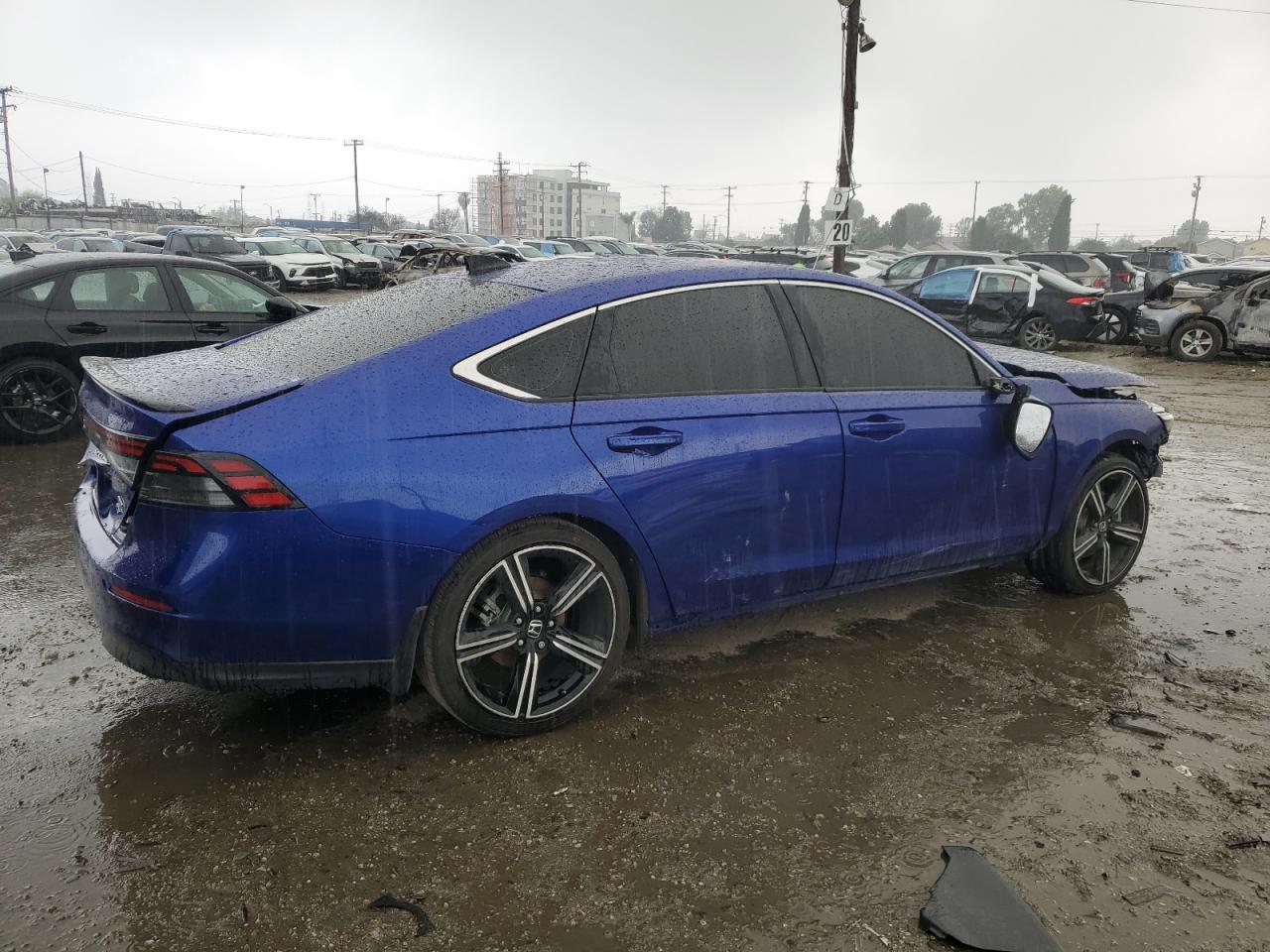 2023 Honda Accord VIN 1HGCY2F54PA013165 Copart auction photo, front end / rear end damage thumbnail 3