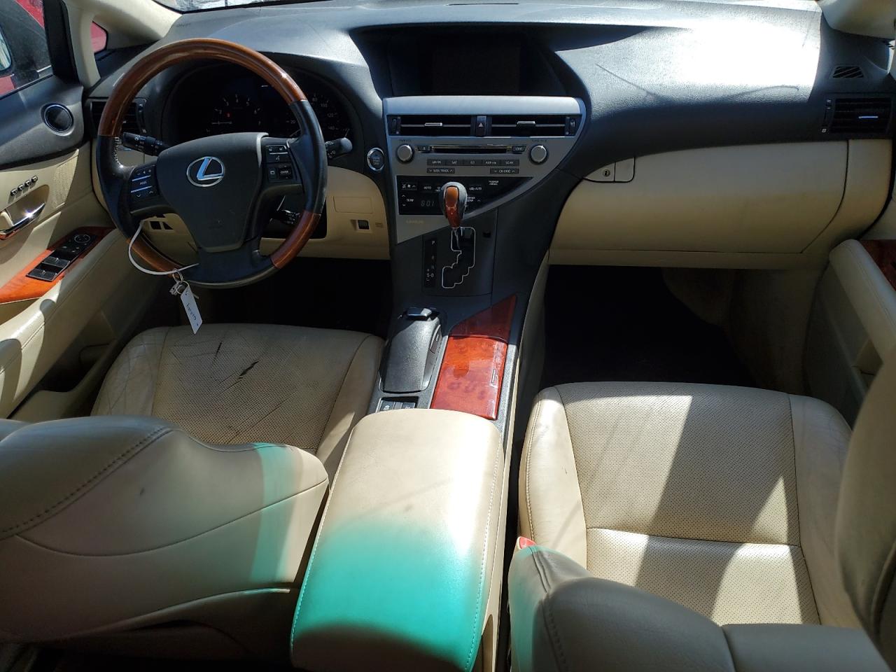 2010 Lexus RX VIN JTJBK1BAXA2403274 Copart auction photo, front end / side damage thumbnail 8