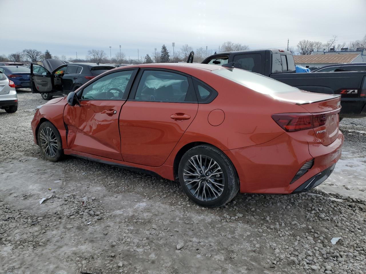 2023 KIA Forte VIN 3KPF54AD0PE639730 Copart auction photo, rear end / side damage thumbnail 2