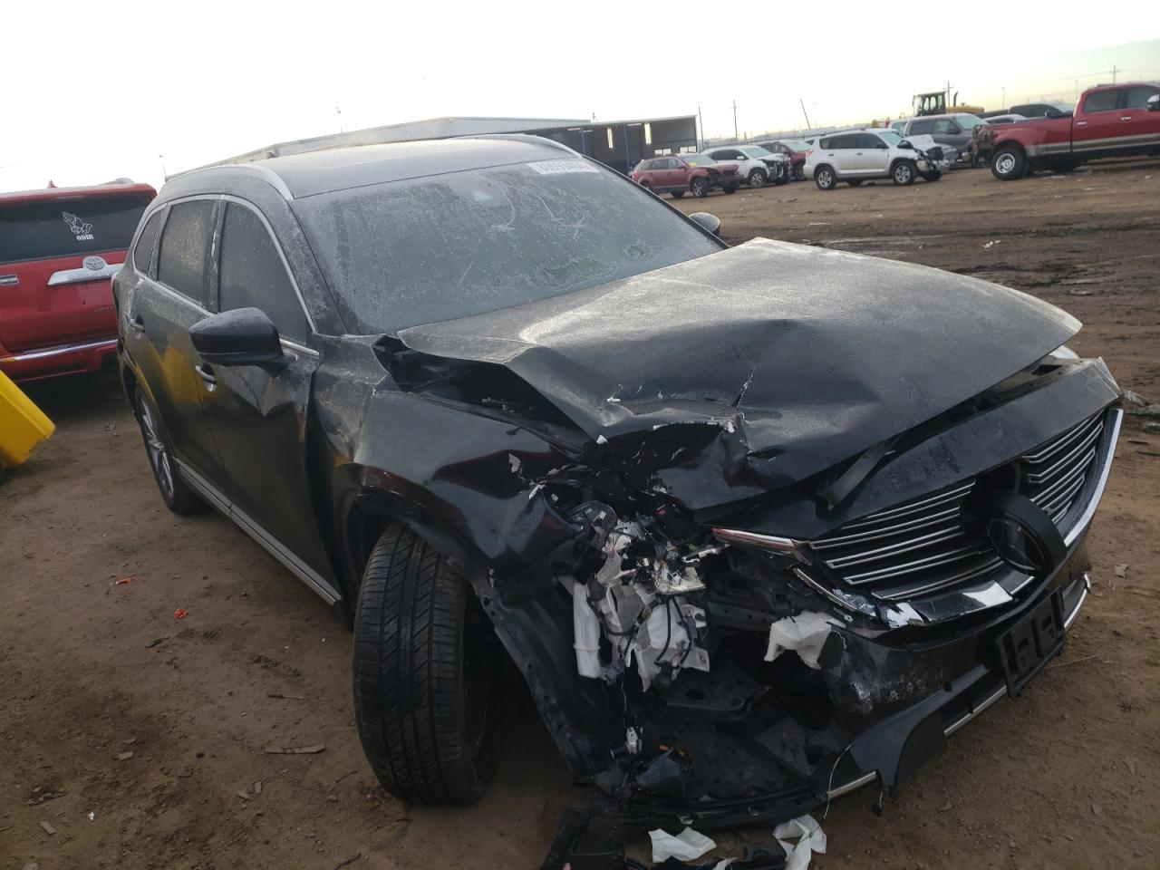 2022 Mazda CX-9 VIN JM3TCBDY9N0607089 Copart auction photo, front end damage thumbnail 4