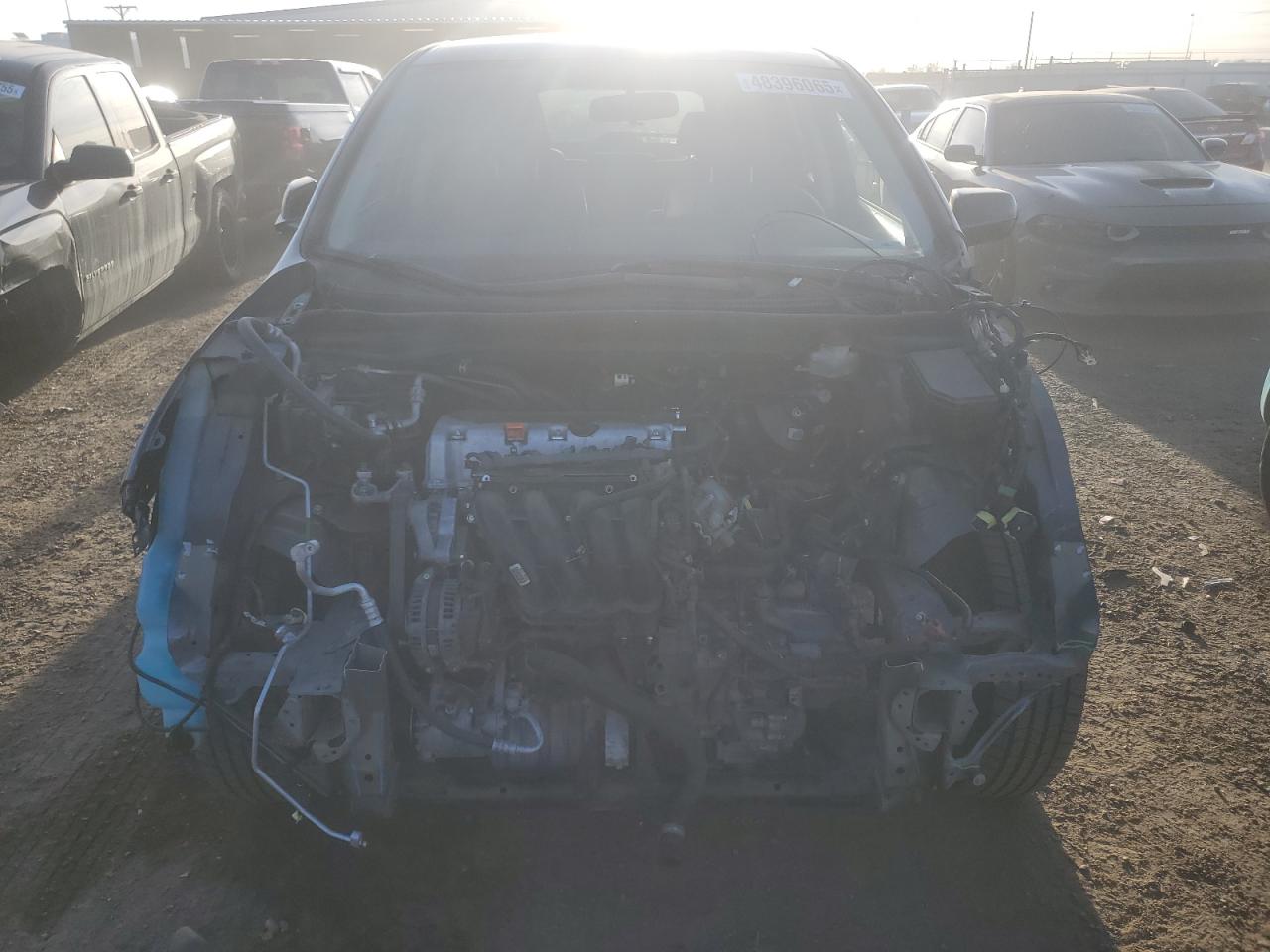 2014 Honda CR-V VIN 2HKRM4H32EH702784 Copart auction photo, front end damage thumbnail 5