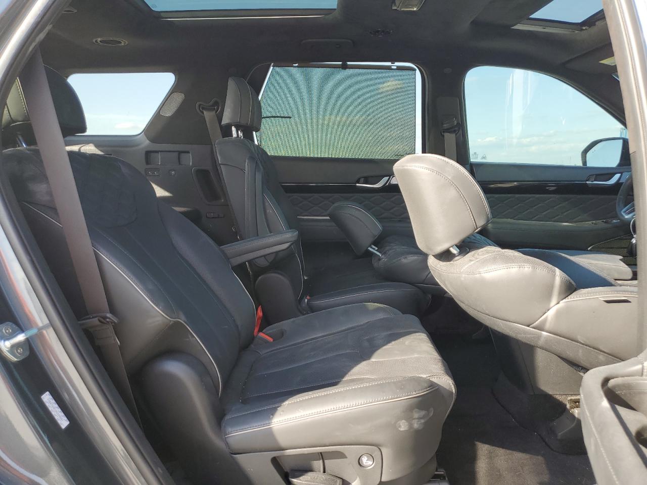 2022 Hyundai Palisade VIN KM8R74HEXNU449501 Copart auction photo, rear end damage thumbnail 11
