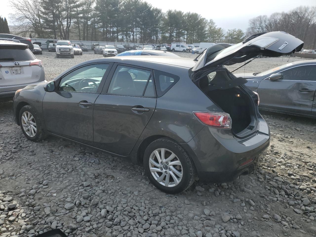 2013 Mazda 3 VIN JM1BL1LP6D1795151 Copart auction photo, side damage thumbnail 2