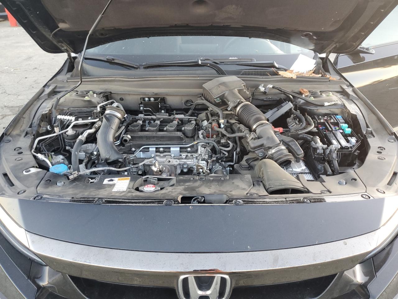 2022 Honda Accord VIN 1HGCV1F31NA113724 Copart auction photo, vandalism / stripped damage thumbnail 13