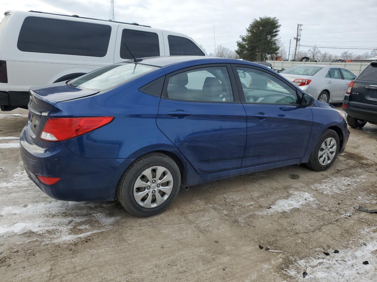 2016 Hyundai Accent VIN KMHCT4AEXGU064650 Copart auction photo, rear end damage thumbnail 3