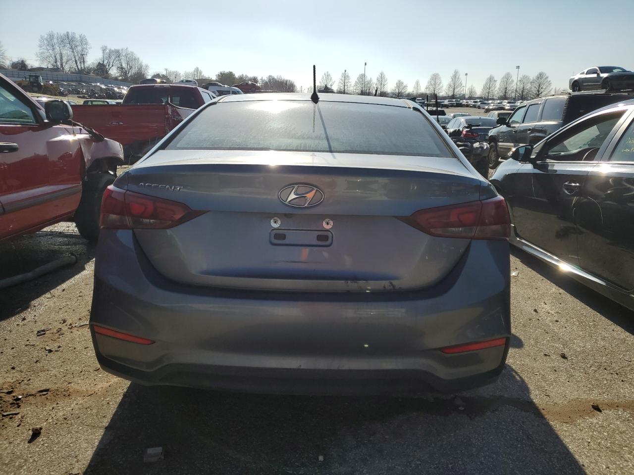 2019 Hyundai Accent VIN 3KPC24A38KE087471 Copart auction photo, burn / front end damage thumbnail 6