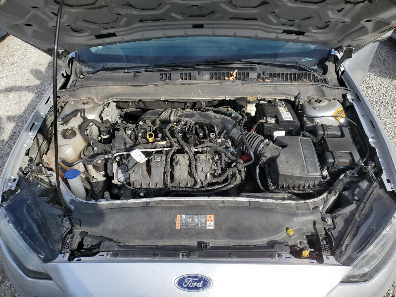 2019 Ford Fusion VIN 3FA6P0T99KR237983 Copart auction photo, water/flood / front end damage thumbnail 11
