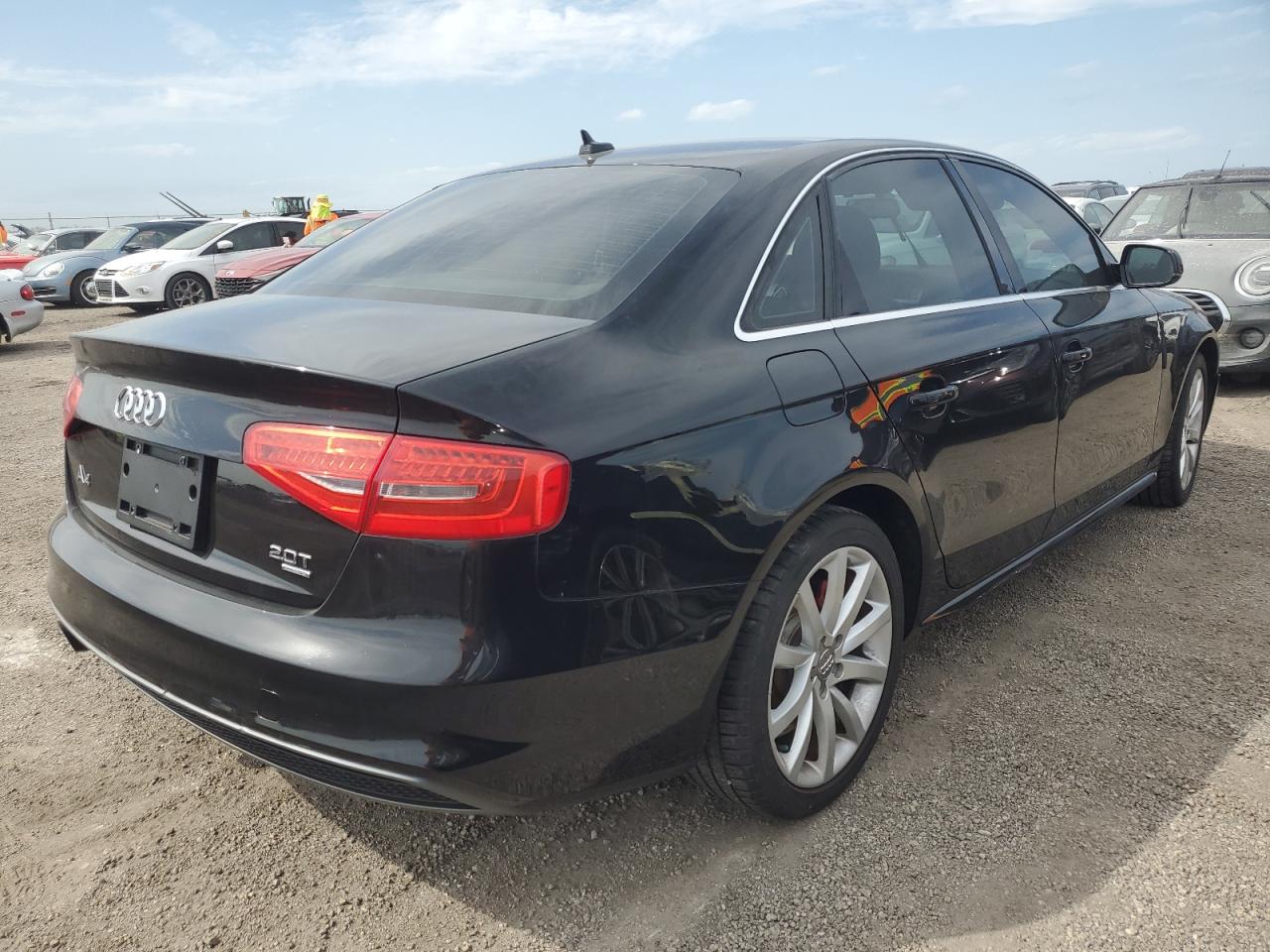 2014 Audi A4 VIN WAUDFAFL7EN042745 Copart auction photo, water/flood damage thumbnail 3