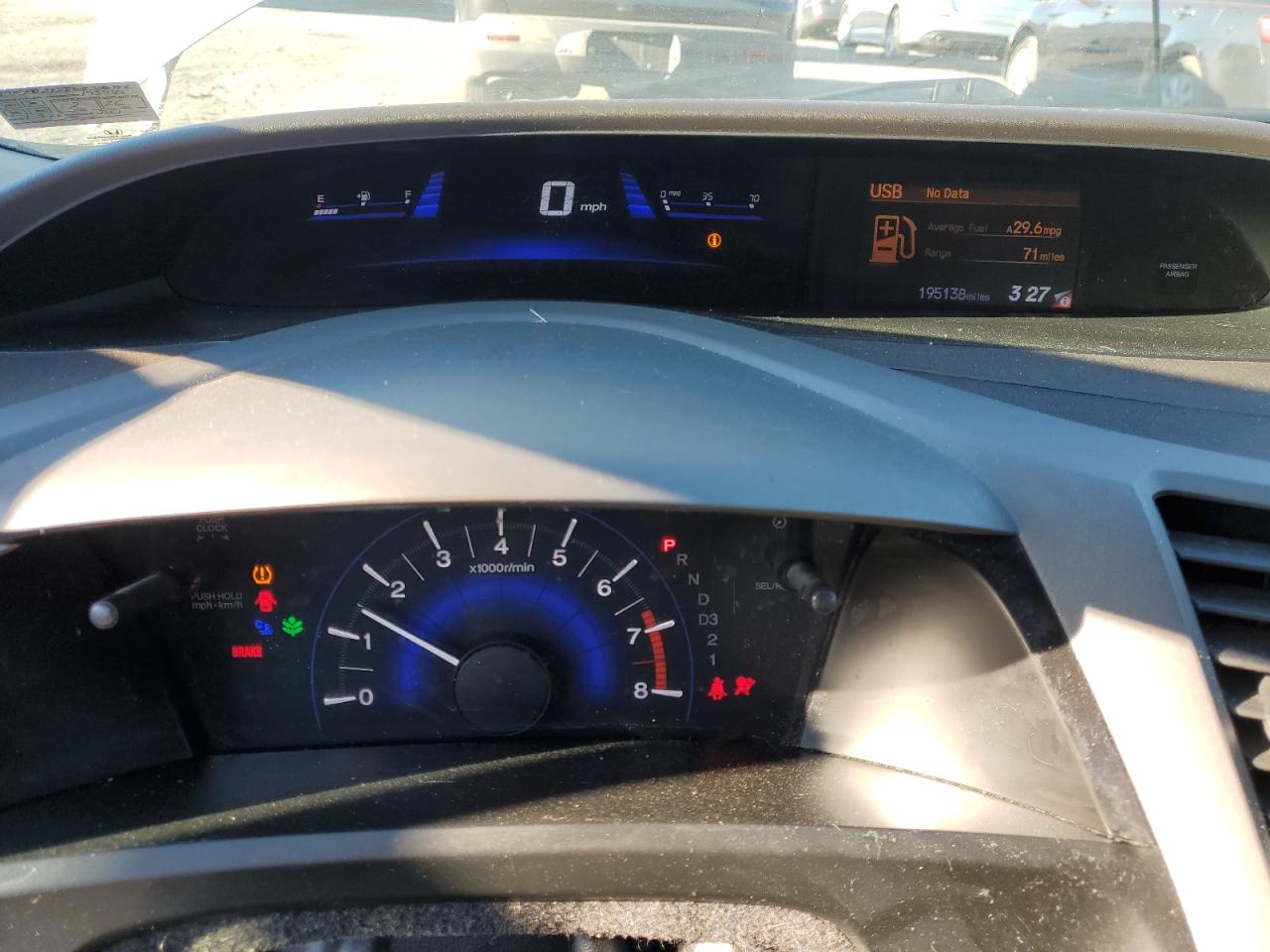 2012 Honda Civic VIN 19XFB2F58CE320486 Copart auction photo, all over damage thumbnail 9