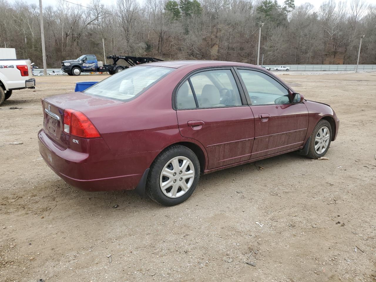 2003 Honda Civic VIN 1HGES268X3L037988 Copart auction photo, undercarriage damage thumbnail 3