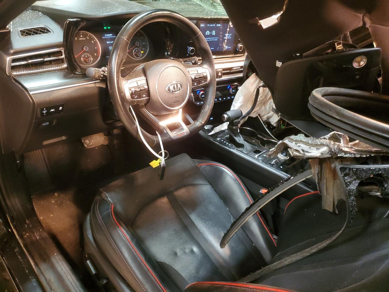 2021 KIA K5 VIN 5XXG44J80MG080385 Copart auction photo, all over / hail damage thumbnail 8
