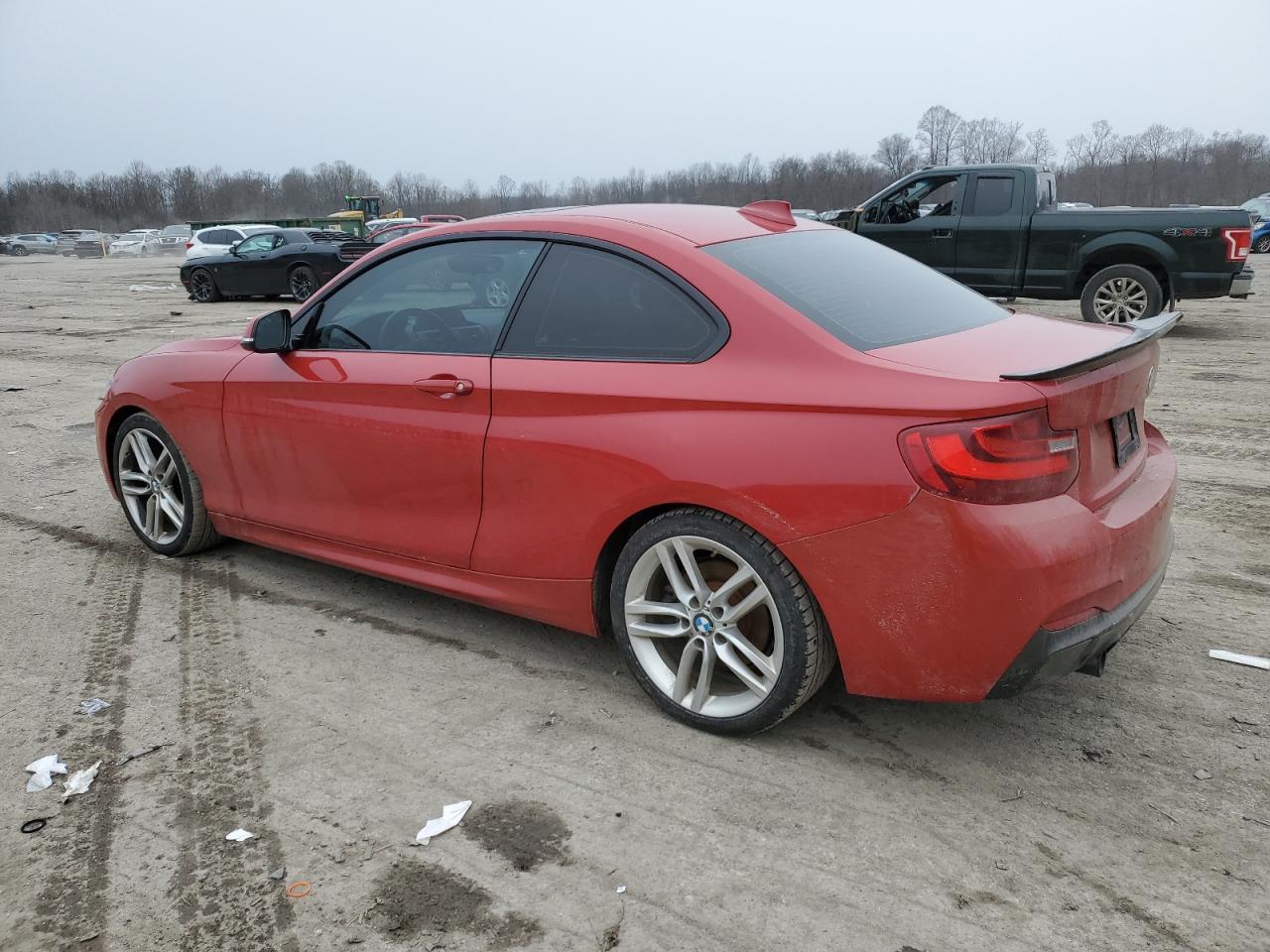 2014 BMW 2er VIN WBA1F5C5XEVW97921 Copart auction photo, front end damage thumbnail 2