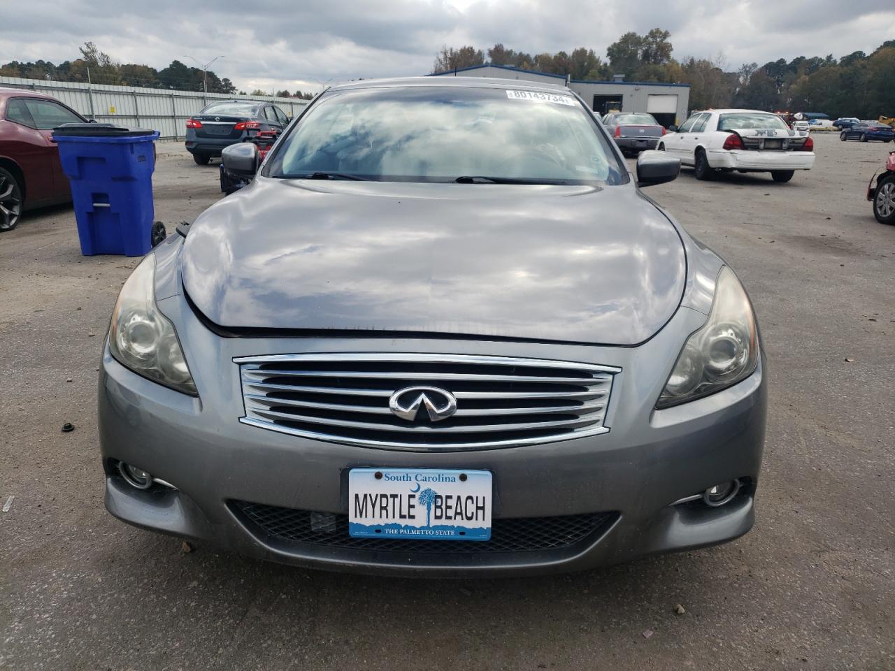 2011 Infiniti G VIN JN1CV6FE2BM952503 Copart auction photo, undercarriage damage thumbnail 5